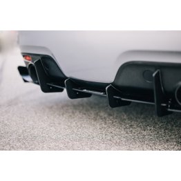 Накладка сплиттер на задний бампер на Mazda 6 GG, GY MPS